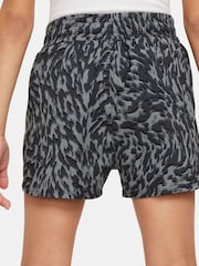 Nike Black/Grey Print One Woven High Rise Shorts - Image 4 of 7