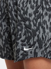 Nike Black/Grey Print One Woven High Rise Shorts - Image 6 of 7