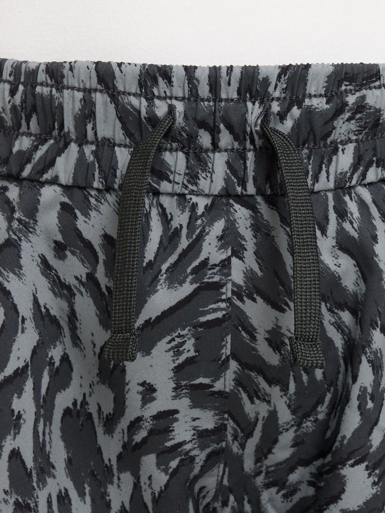 Nike Black/Grey Print One Woven High Rise Shorts - Image 7 of 7