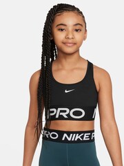 Nike Black Pro Swoosh Bra - Image 1 of 4
