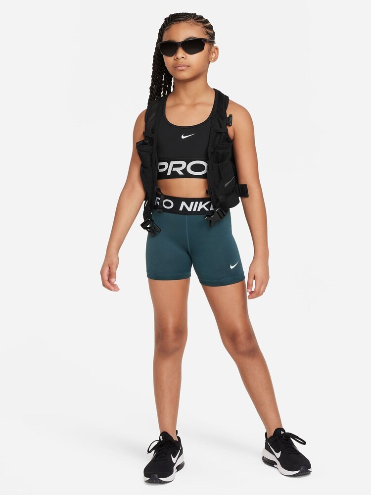 Nike Black Pro Swoosh Bra - Image 2 of 4 Nike Black Pro Swoosh Bra - Image 2 of 4