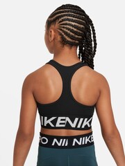 Nike Black Pro Swoosh Bra - Image 3 of 4
