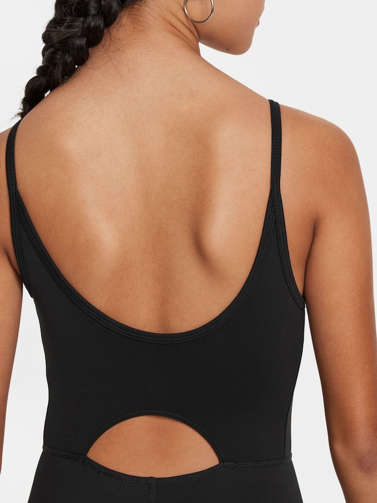 Nike Black Dri-FIT One Unitard Bodysuit Jumpsuit - Image 9 of 10