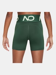 Зеленый - Nike Pro Dri-FIT 3 Inch Super High Waist Shorts - Изображение 3 из 6