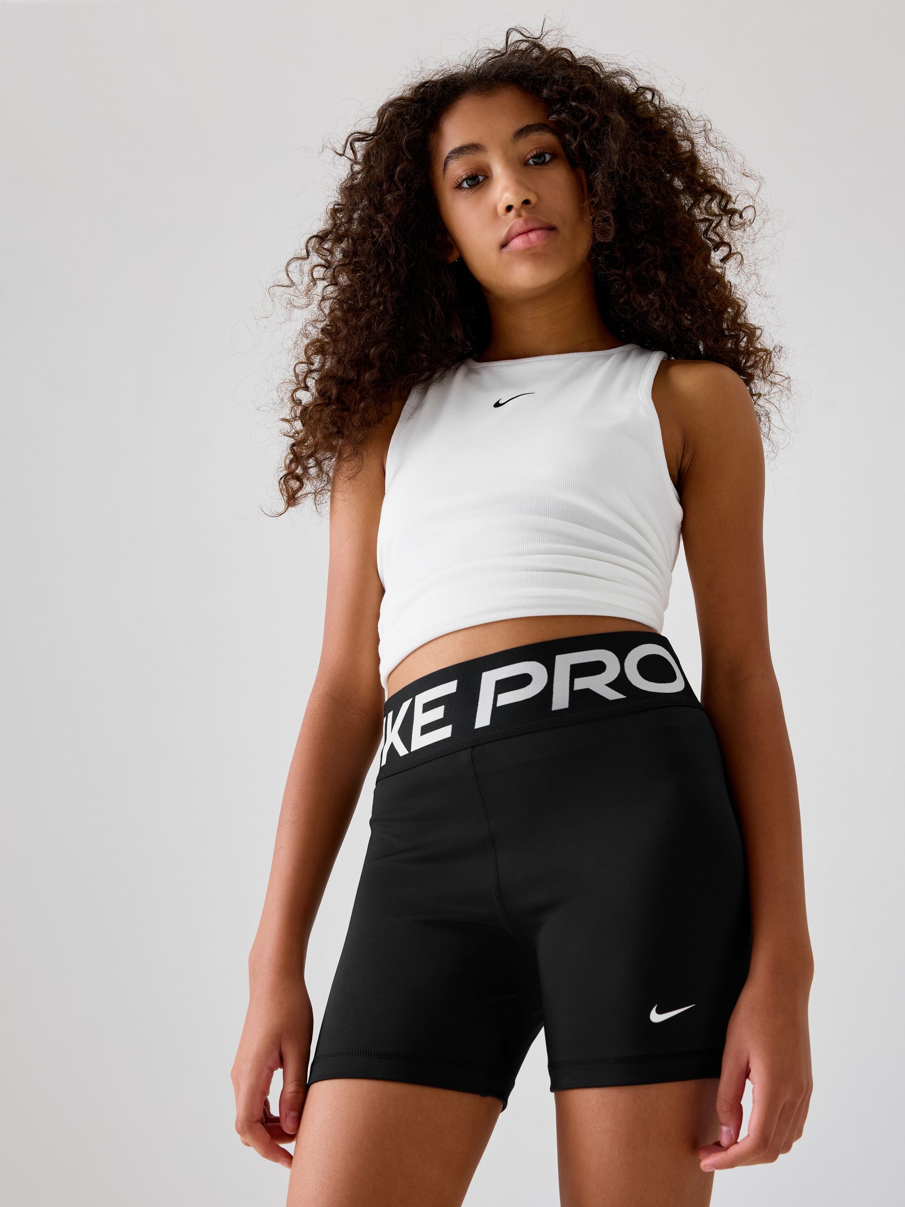 Buy Nike Black Pro Dri FIT 3 Inch Super High Waist Shorts from Next Luxembourg