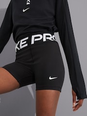 Nike Black Pro Dri-FIT 3 Inch Super High Waist Shorts - Image 2 of 9