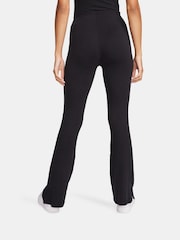 Nike Black Chill Knit Mini-Rib Flared Leggings - Image 2 of 6