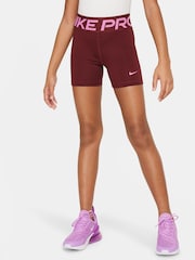 Красный - Nike Pro Dri-FIT 3 Inch Super High Waist Shorts - Изображение 1 из 5