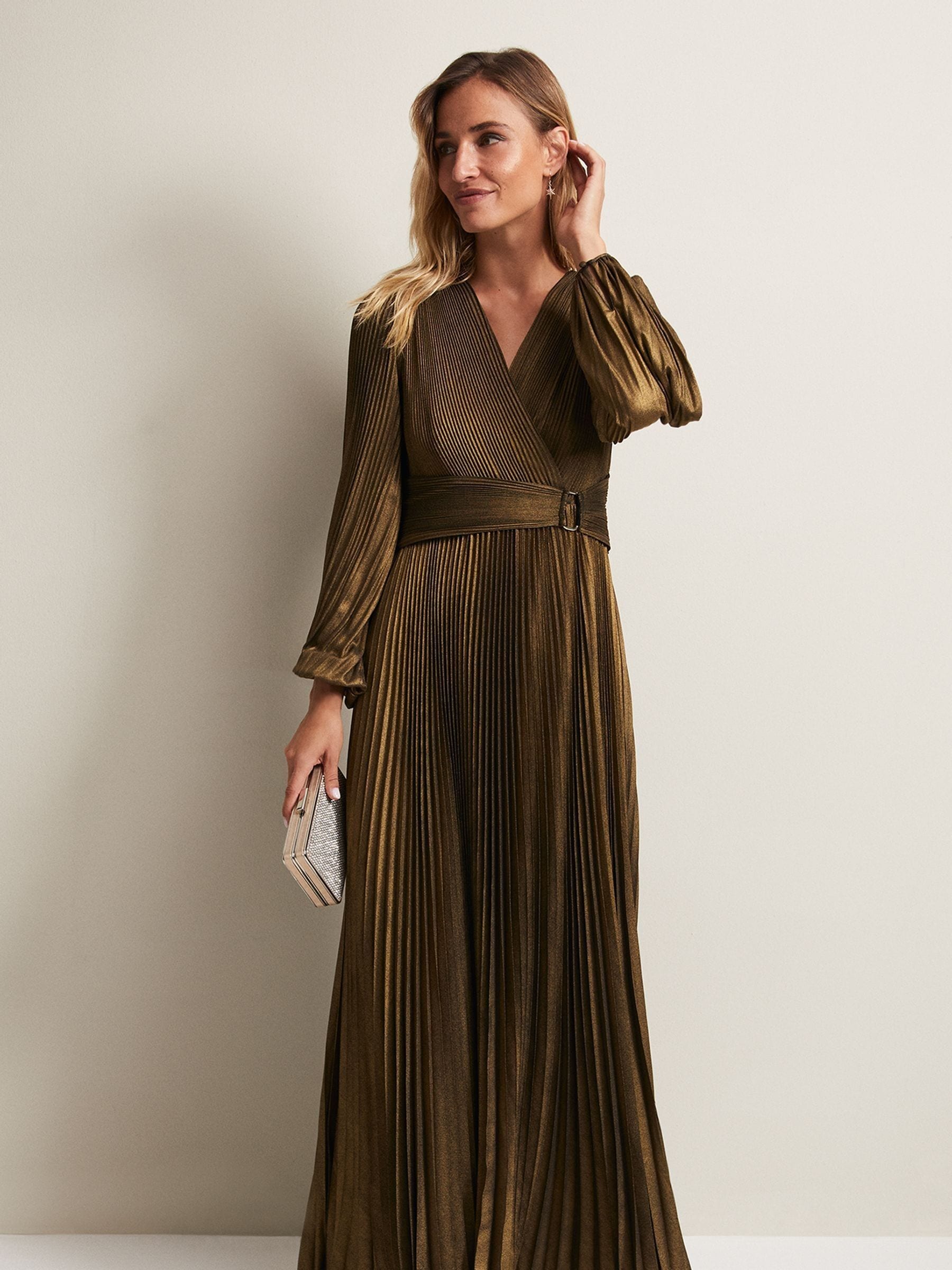 Phase eight gold dress 2025
