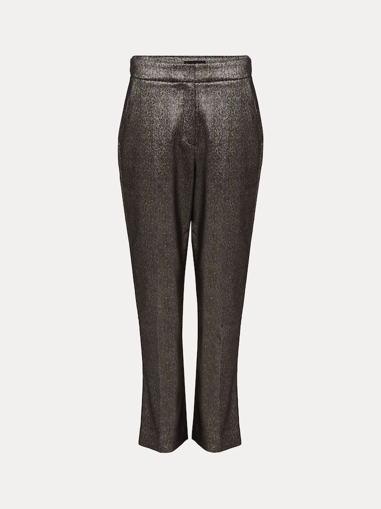 Phase Eight Gold Ulrica Shimmer Straight Leg Trousers - Image 6 of 6