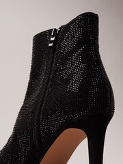 Phase Eight Black Sparkly Boots - Image 4 of 7