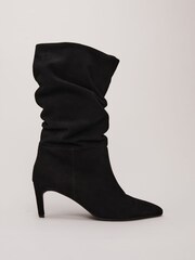 Phase Eight Black Suede Boots - Image 3 of 7