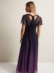 Phase Eight Purple Selene Ombre Maxi Dress - Image 2 of 6