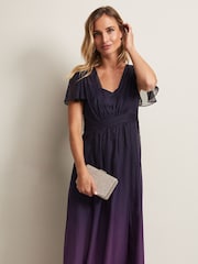 Phase Eight Purple Selene Ombre Maxi Dress - Image 4 of 6