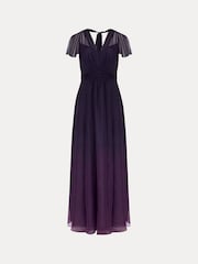 Phase Eight Purple Selene Ombre Maxi Dress - Image 6 of 6