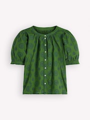 Boden Green Camille Short Sleeve Top - Image 1 of 1
