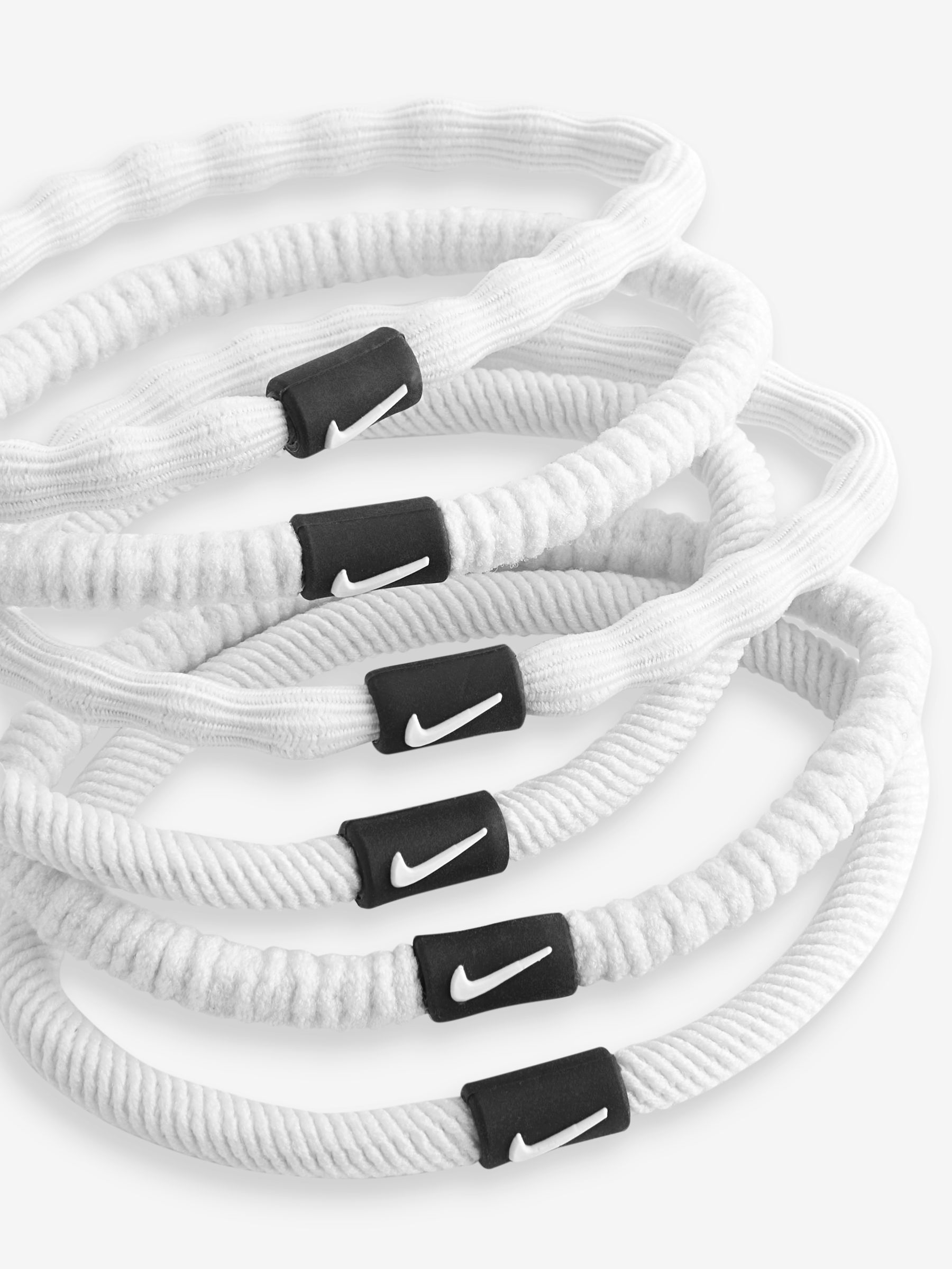 Buy Nike Black White Flex Hair Tie 6 Pack from Next Sweden
