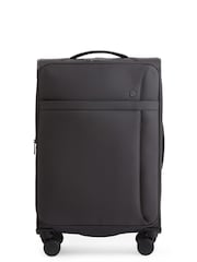 Antler Grey Prestwick Medium 100% Cotton Suitcase - Image 2 of 4