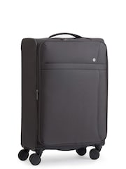 Antler Grey Prestwick Medium 100% Cotton Suitcase - Image 3 of 4