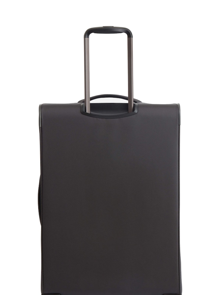 Antler Grey Prestwick Medium 100% Cotton Suitcase - Image 4 of 4