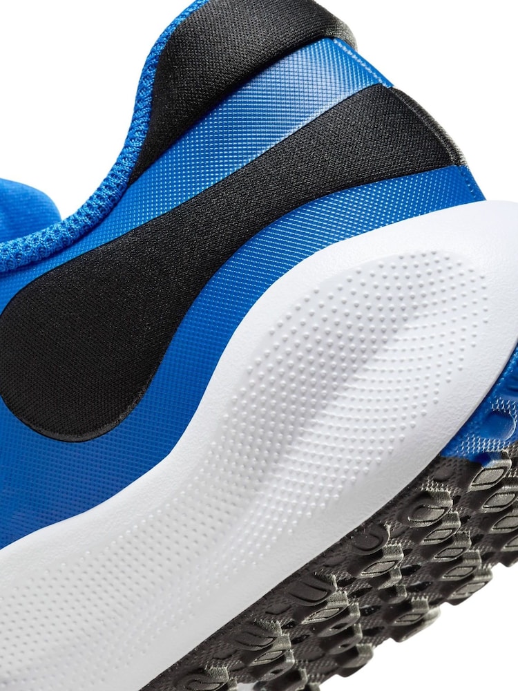Nike Blue/White Youth Revolution 7 Trainers - Image 12 of 12