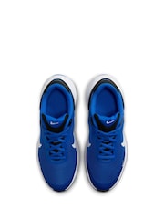 Nike Blue/White Youth Revolution 7 Trainers - Image 7 of 12