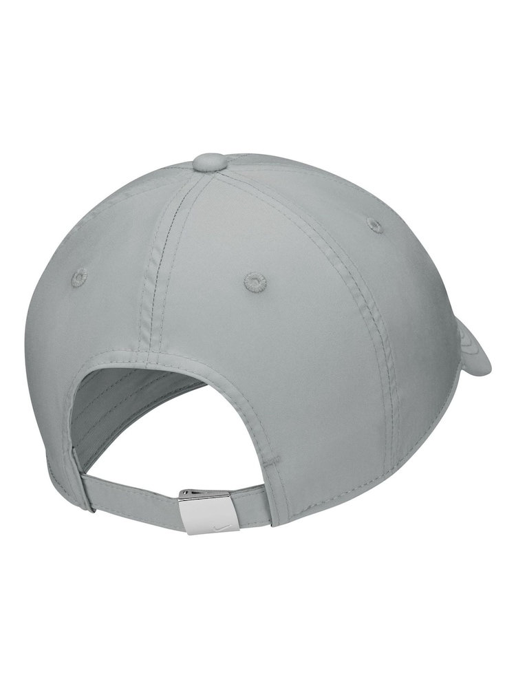 Nike Grey Dri-FIT Club Unstructured Metal Swoosh Cap - Image 5 of 6