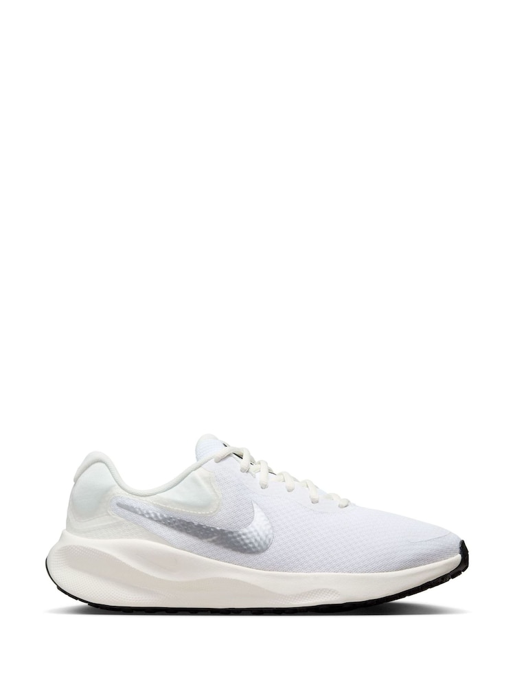 Nike White Revolution 7 Road Running Trainers - Image 1 of 13 Nike White Revolution 7 Road Running Trainers - Image 1 of 13