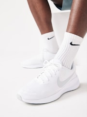 Nike White Revolution 7 Road Running Trainers - Image 1 of 9