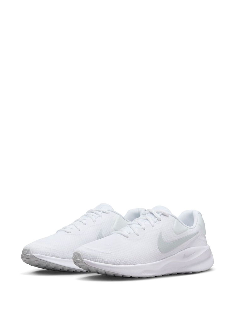 Buy Nike White Revolution Road Running Trainers from the Next UK