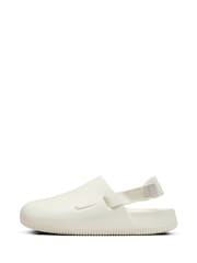Nike White Calm Mule Sandals - Image 9 of 13