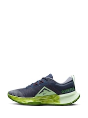 Nike Blue Juniper Trail 2 GORE-TEX Waterproof Trail Running Trainers - Image 4 of 12