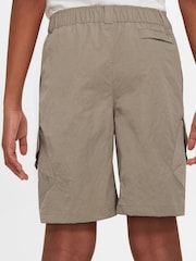 Nike Brown Woven Cargo Shorts - Image 2 of 4