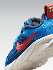 Nike Blue/Multi Infant Star Runner 4 Trainers - Image 1 of 12