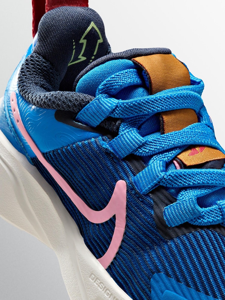 Nike Blue/Multi Infant Star Runner 4 Trainers - Image 12 of 12