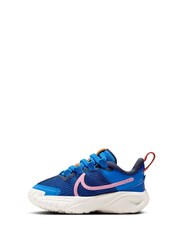 Nike Blue/Multi Infant Star Runner 4 Trainers - Image 4 of 12
