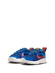 Nike Blue/Multi Infant Star Runner 4 Trainers - Image 5 of 12