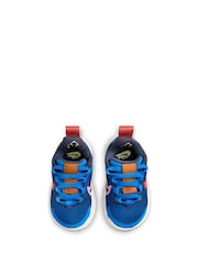 Nike Blue/Multi Infant Star Runner 4 Trainers - Image 6 of 12