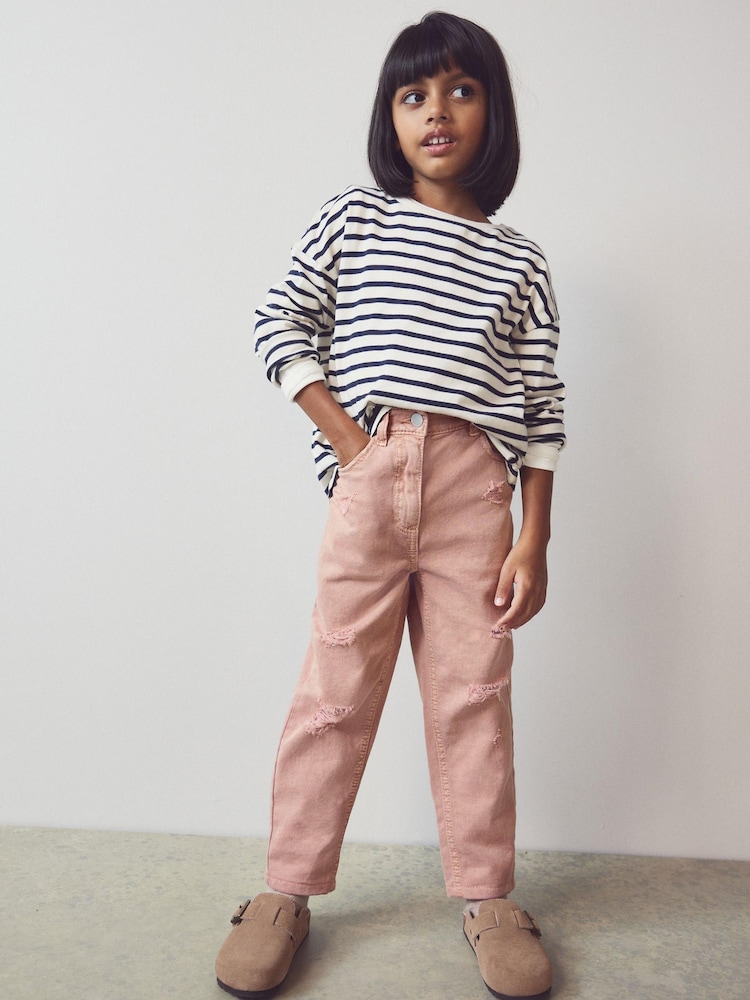 Apricot Distressed Mom Jeans (3-16yrs) - Image 1 of 7