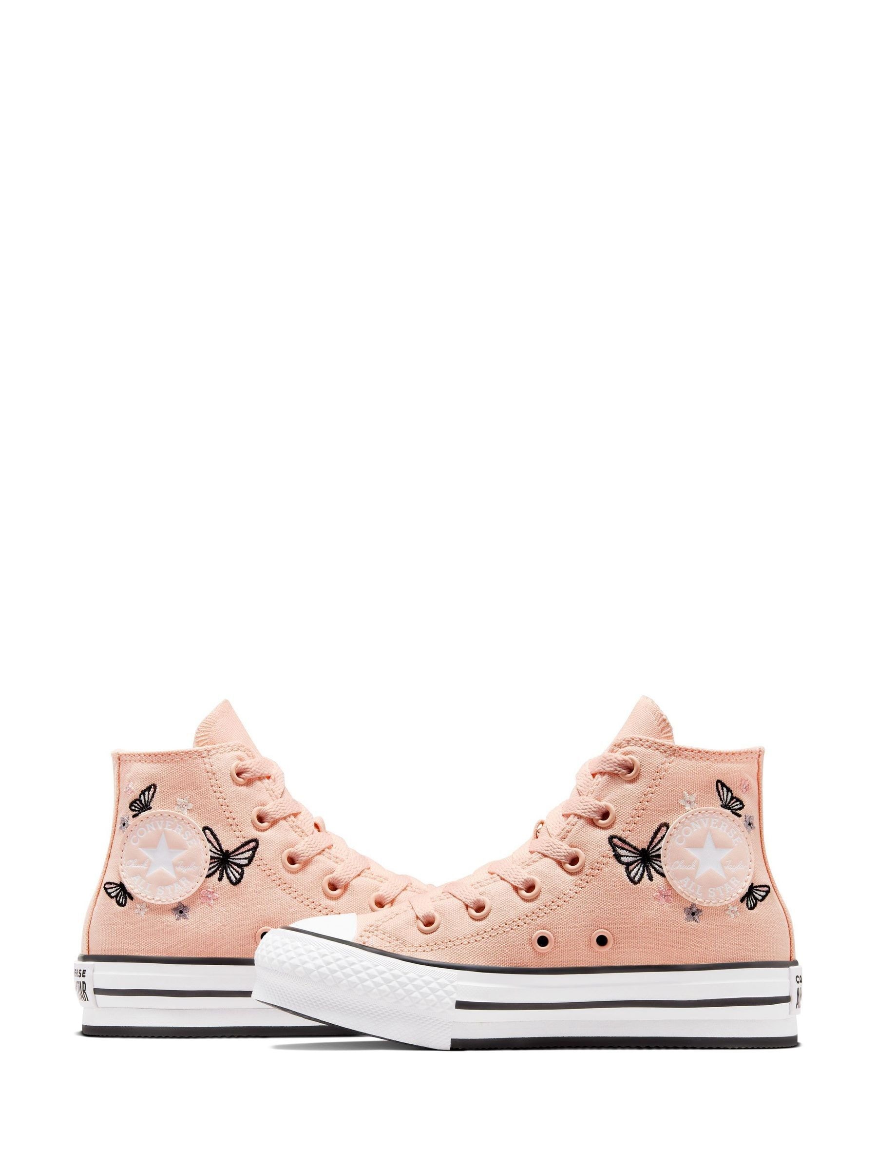 Buy Converse Pink Chuck Taylor All Star EVA Lift Junior Trainers from Next USA