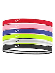 Nike Multi Youth Swoosh Sport Headbands 6 Pack - Image 1 of 1