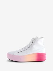 Converse White Ombre Move Platform Youth Trainers - Image 2 of 9