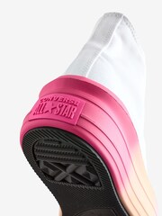 Converse White Ombre Move Platform Youth Trainers - Image 7 of 9