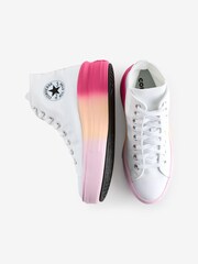 Converse White Ombre Move Platform Youth Trainers - Image 9 of 9