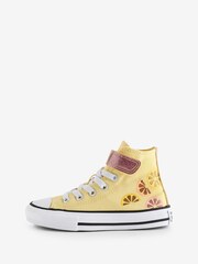 Converse Yellow Chuck Taylor Easy On Lemon 1V Junior Trainers - Image 2 of 9