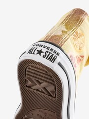 Converse Yellow Chuck Taylor Easy On Lemon 1V Junior Trainers - Image 7 of 9
