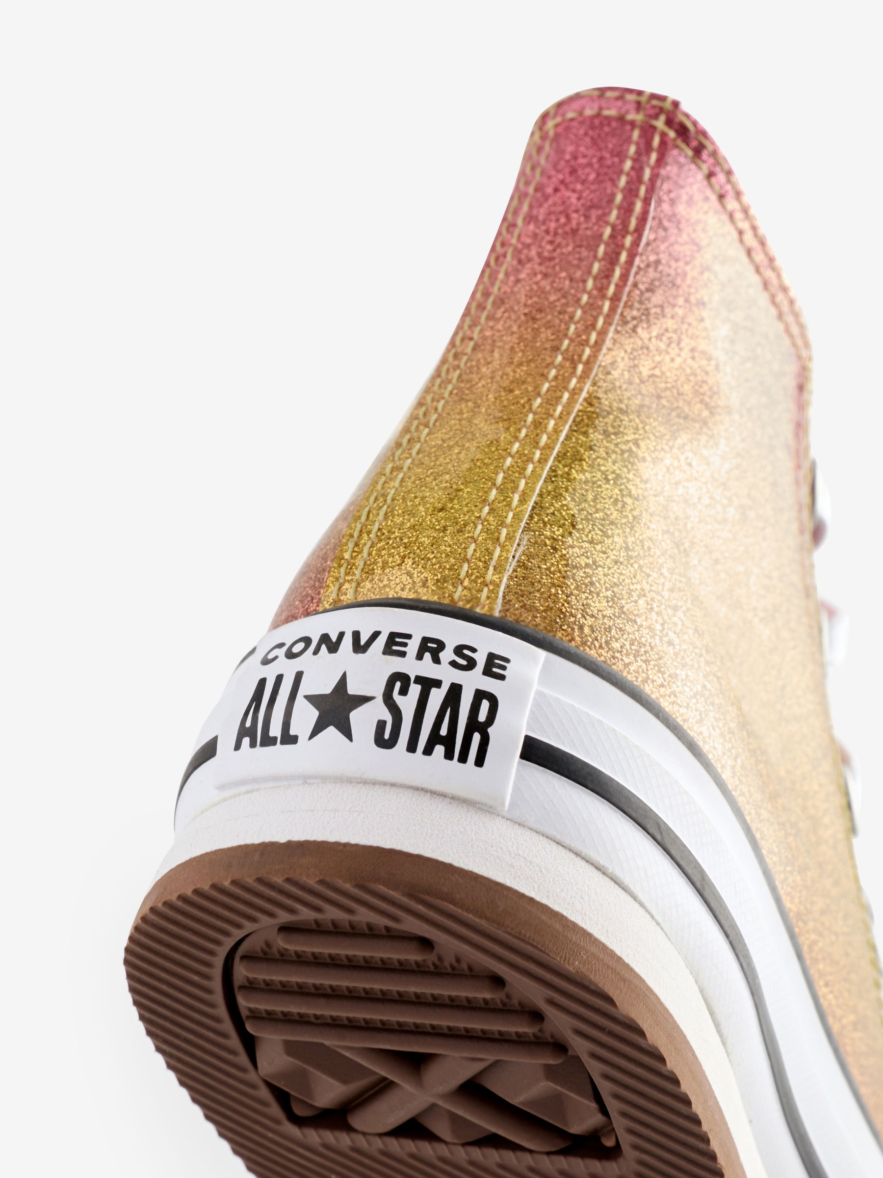 Buy Converse Pink Chuck Taylor Glitter Ombre EVA Lift Junior Trainers from Next Canada