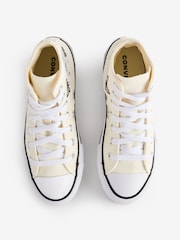 Converse Cream Chuck Taylor All Star High Trainers - Image 6 of 10