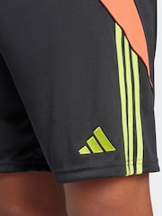 adidas Black/Yellow Tiro 24 Shorts - Image 5 of 7