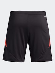 adidas Black/Yellow Tiro 24 Shorts - Image 7 of 7
